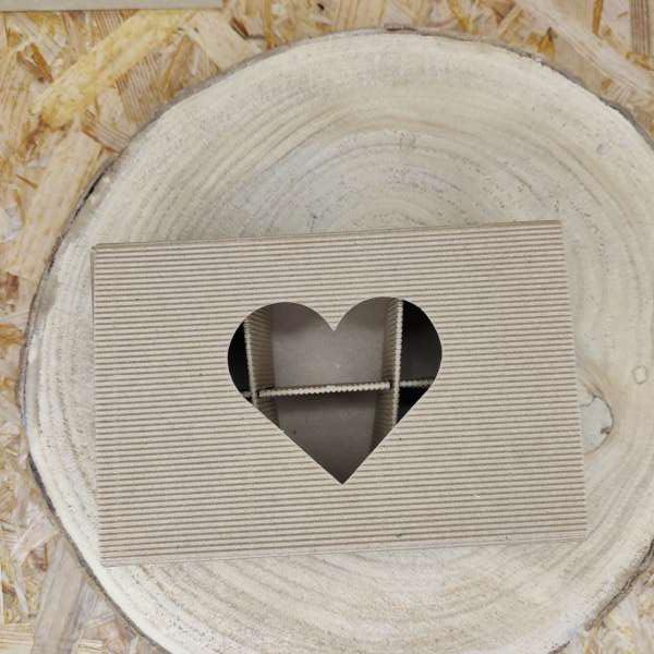 Scatola con somparti Cuore